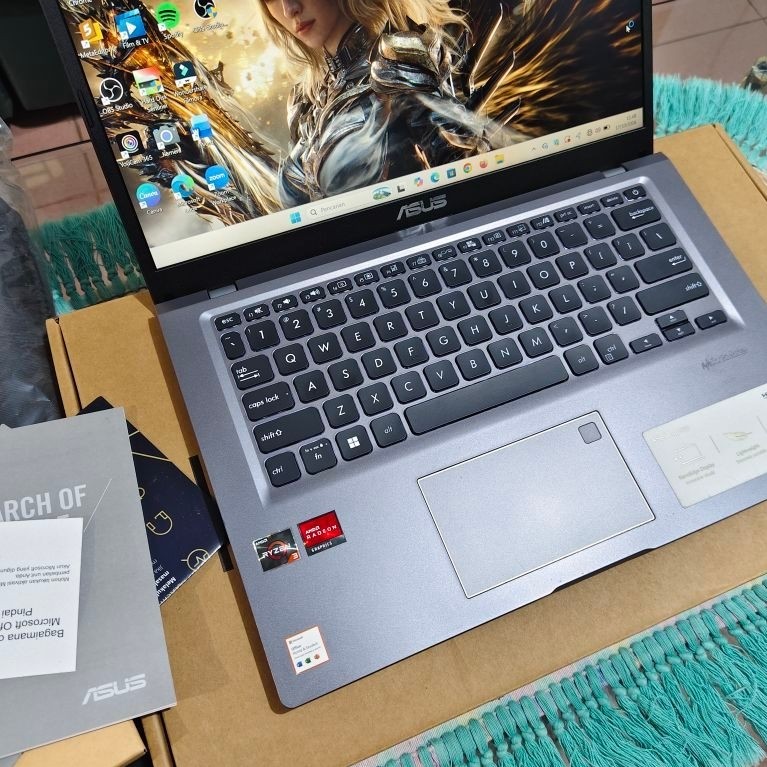 laptop asus m415dao-fhd321 ryzen 3 3250 8/256 vga radeon vega 3 2gb fhd
