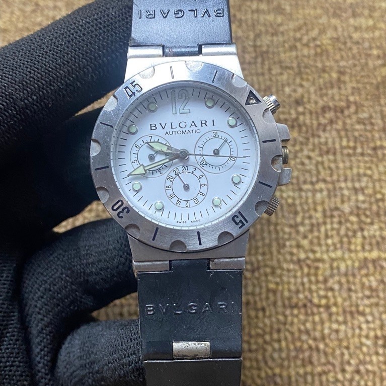Bvlgari Jam Tangan Bahan Mati Automatic Second