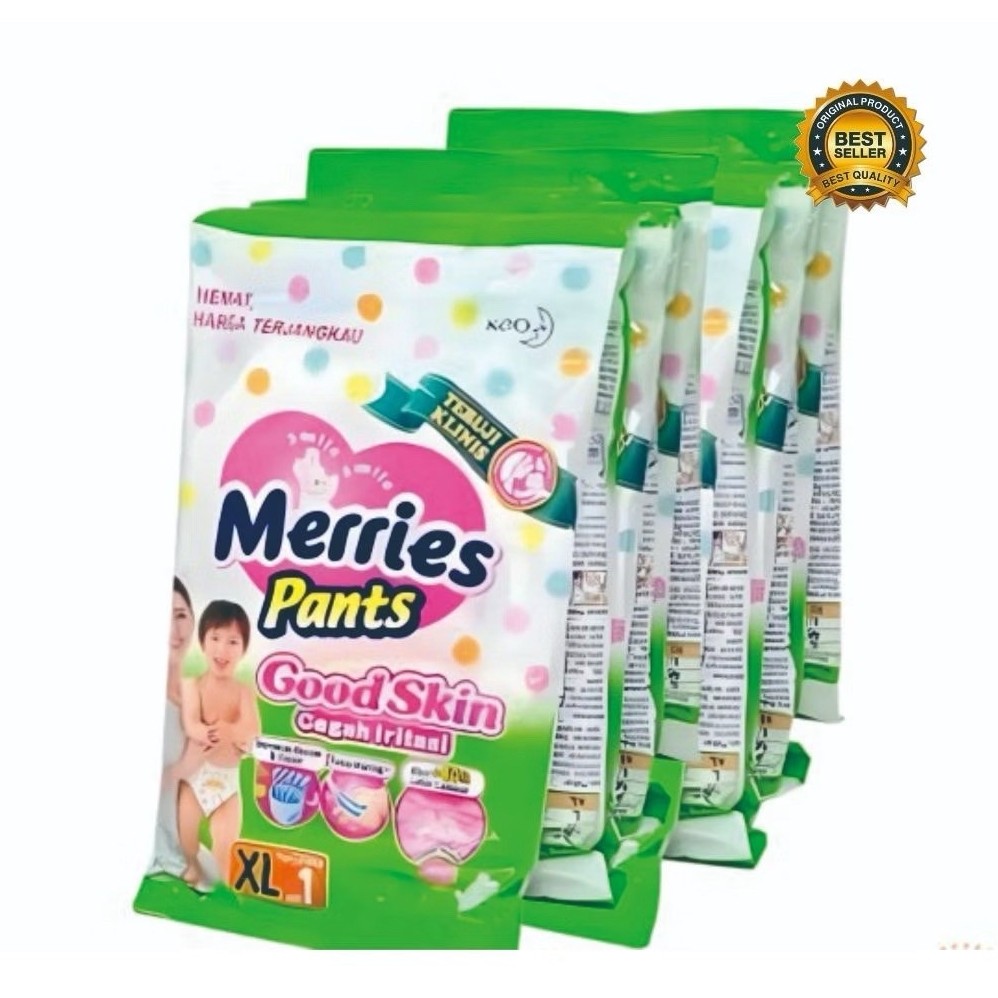 POPOK BAYI MERRIES XL (6 PCS RENCENG)