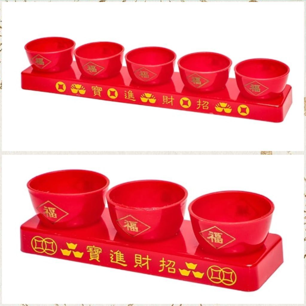 Cangkir set plastik maroon cangkir maroon sembahyang cangkir teh sembahyang set maroon