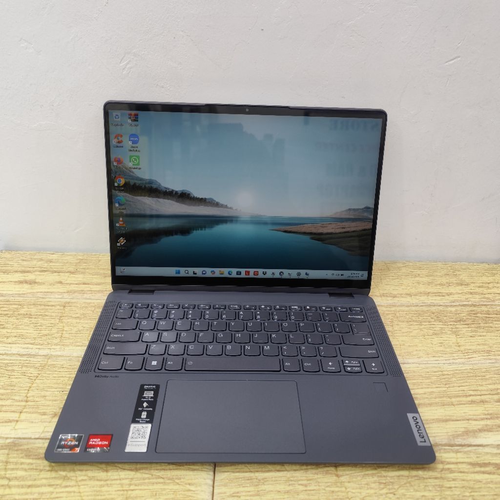Laptop Second Lenovo Ideapad Flex 5 14ALC7 AMD Ryzen 7 5700U Ram 16gb Ssd 512gb Fhd Touchscreen