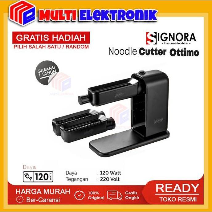 Signora Noodle Cutter Ottimo / Mesin Pembuat Penggiling Mie Bahan Stainless