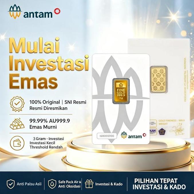 Terlaris Antam New Style Hartadinata 3 Gram Logam Mulia Emas Barang Mewah Hadiah Ulang Tahun