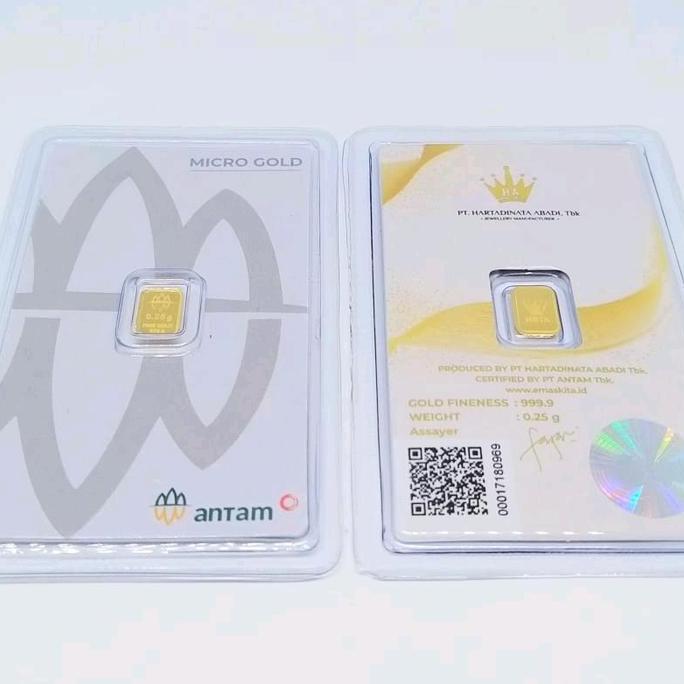 Terlaris Microgold Antam Hartadinata Emaskita 0.25 Gr