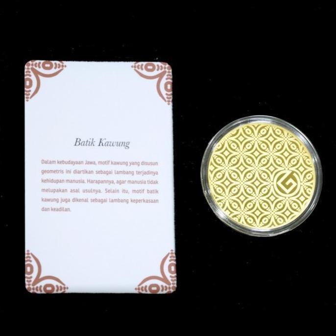 Terlaris Emas Batangan Batik Kawung 5 Gram - Emas Galeri 24