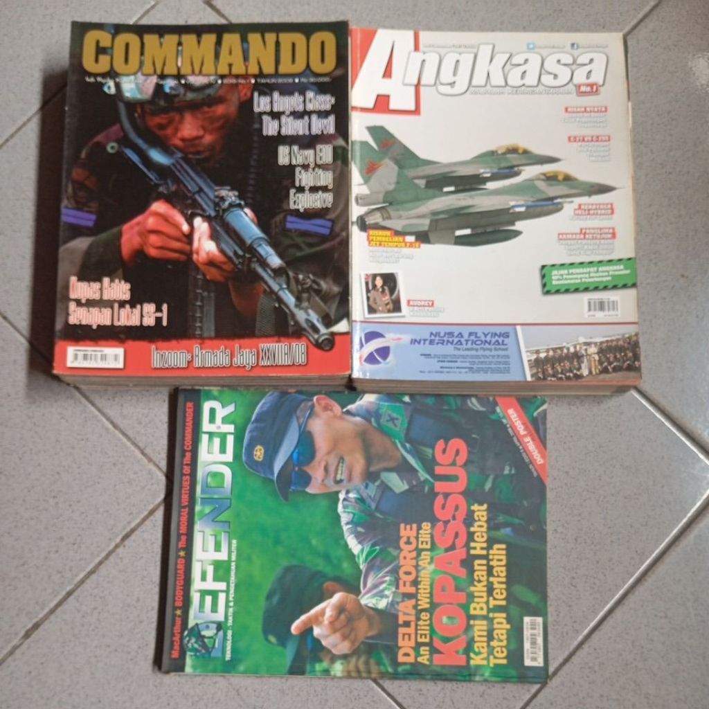 Majalah Angkasa | majalah COMMANDO | DEFENDER  | Bebas pilih