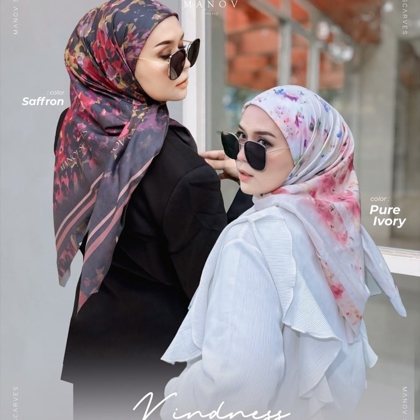 Manov Scarves Kindness Series | Hijab Manov Terbaru Kindness Series