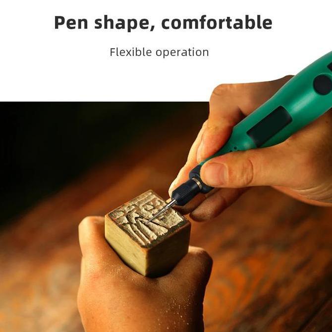 KORDESAN - ALAT BOR LISTRIK MINI USB PORTABLE POLISHING GRINDER UKIR RECHARGEABLE