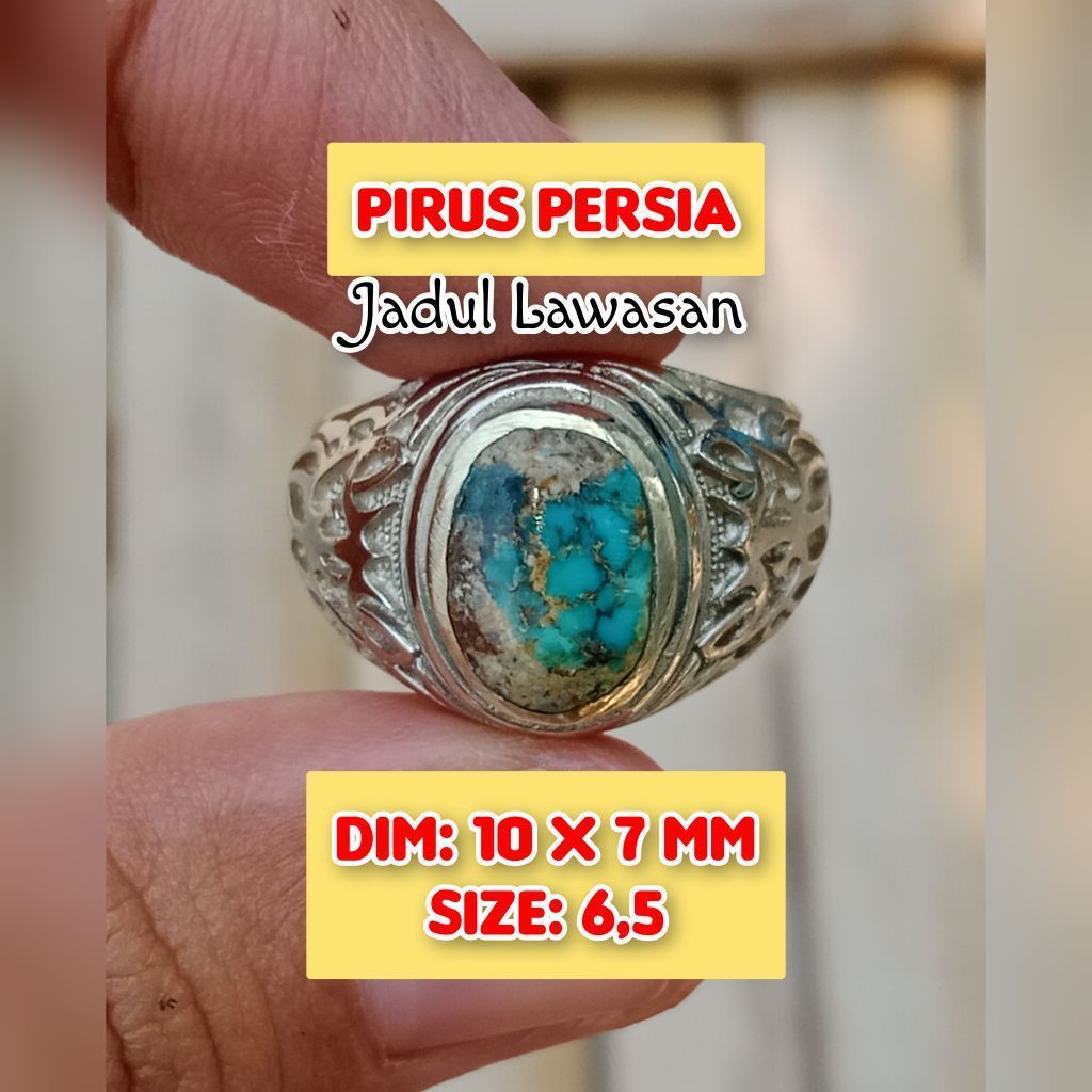 batu akik jadul lawasan pirus Persia 07