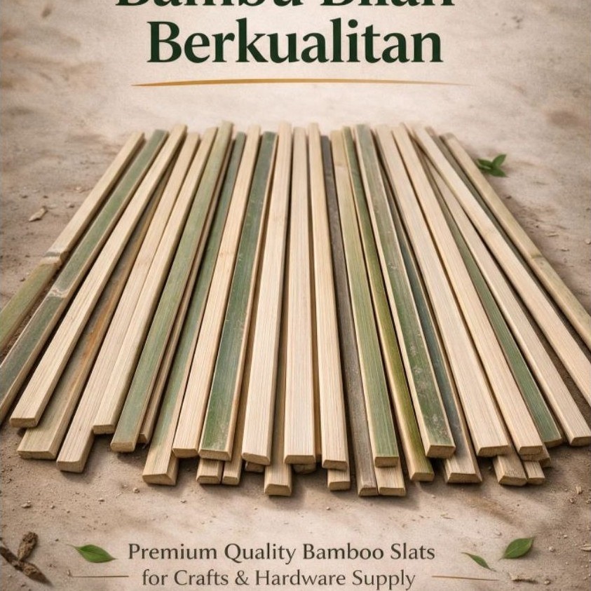 Bambu bilah bambu ajir bambu serbaguna 1m -2m