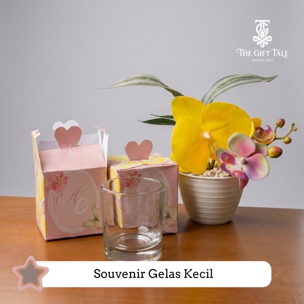 Souvenir Gelas Kecil The Gift Tale