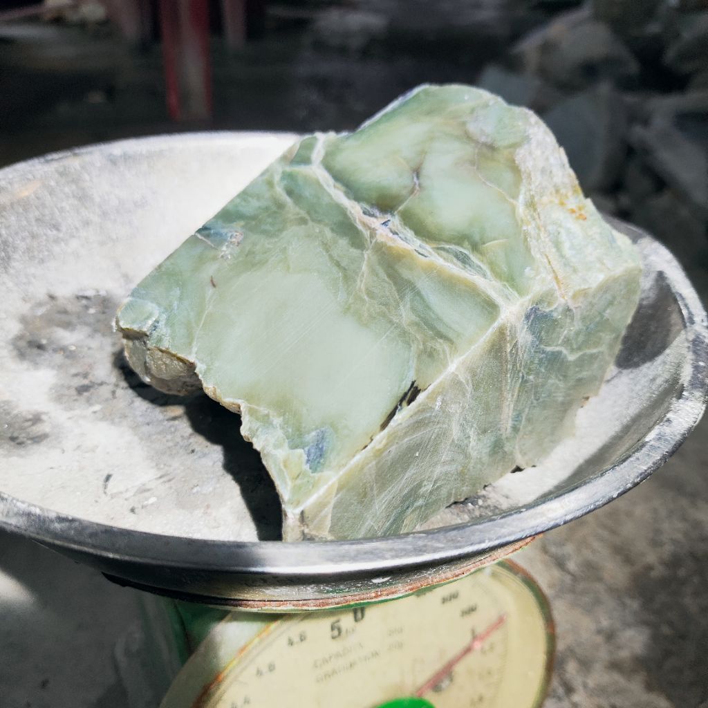 batu giok aceh nephrite putih