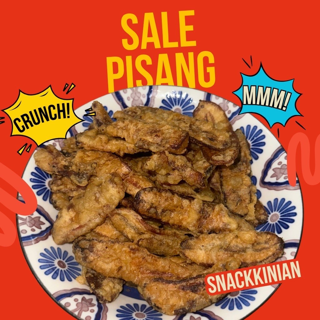 Sale Pisang Snack Kinian Kering Manis Crispy