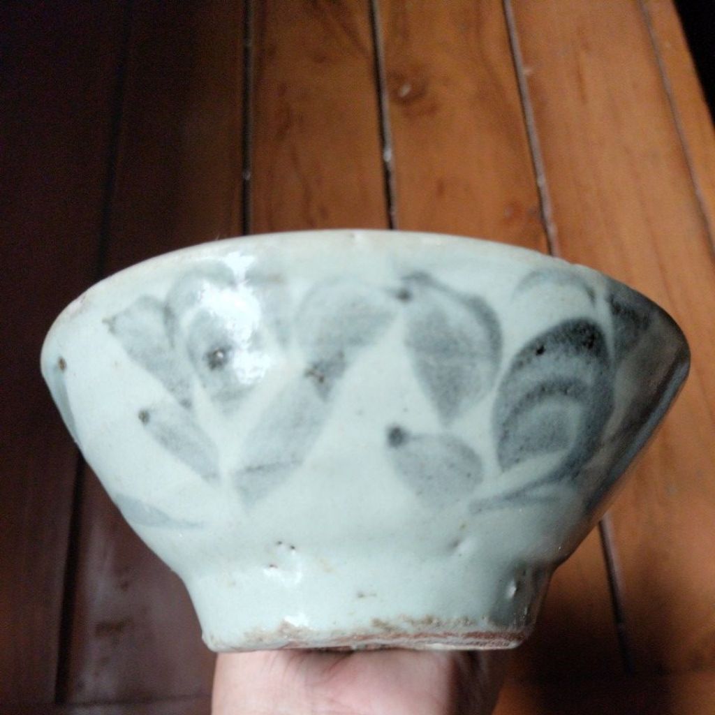 Mangkok kuno china dinasti ming porselen dia12.5cm temuan sungai