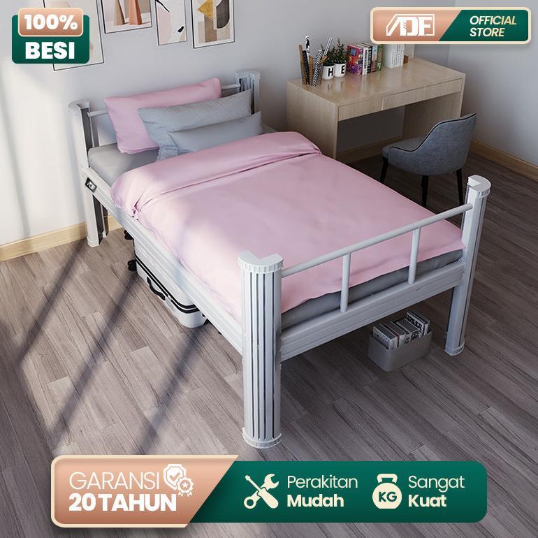 ADF Divan Ranjang Kasur Tempat Tidur Full Besi Basic Divan Krangka Ranjang Aesthetic Industrial