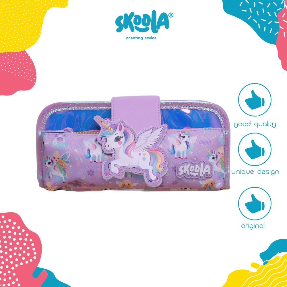

Promo Skoola Tempat Pensil Lipat 3 Pencil Case Threefold Anak Perempuan Lucu Unicorn Fairy Cupcake - Keisu Diskon