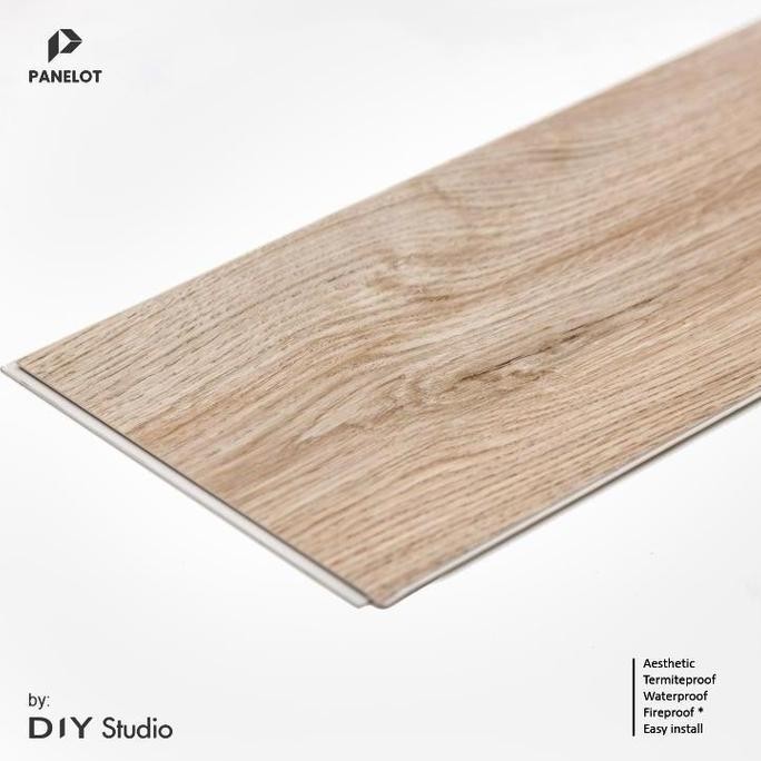 Panelot spc floor | lantai spc | parkit | DIY Studio | lantai motif kayu