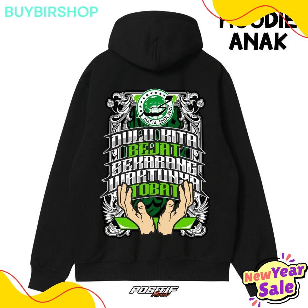 Wajib Punya Hoodie Jaket Anak Fleece Mafia Sholawat Tobat Mafis Indonesia