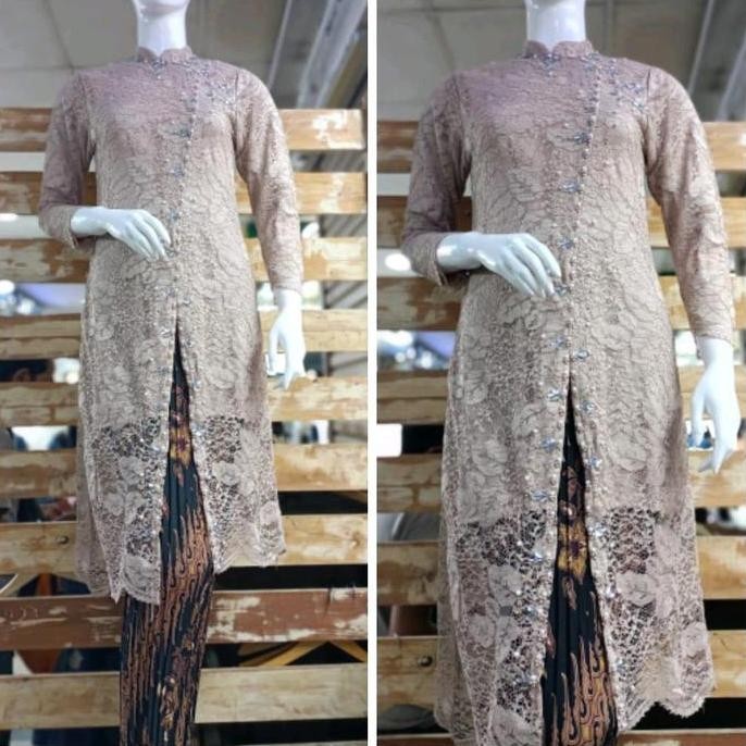 Db22>> Tunik Set Brukat Sella Tunik Murah Tunik Mewah Tunik Pesta Tunik Wisuda