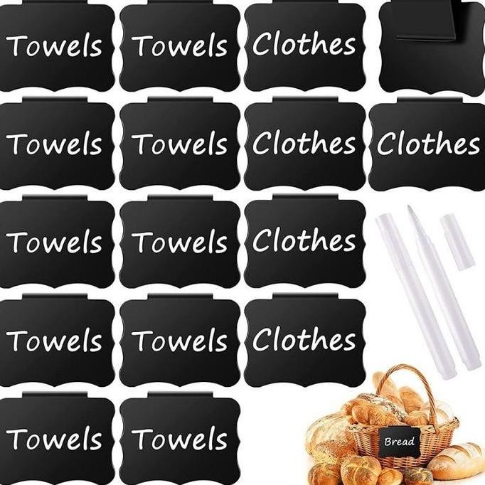 

-10 Pcs Papan Nama Desktop Mini Papan Kapur Menu Cafe Papan Tulis Tampilan Mini Papan Pesan Yang Dilukis Dengan Tangan Food Signs Allshop