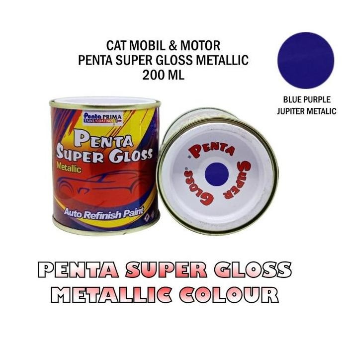 Silahkan Order] CAT PENTA BLUE PURPLE JUPITER 58015 200 gram - cat penta biru movistar - penta movis