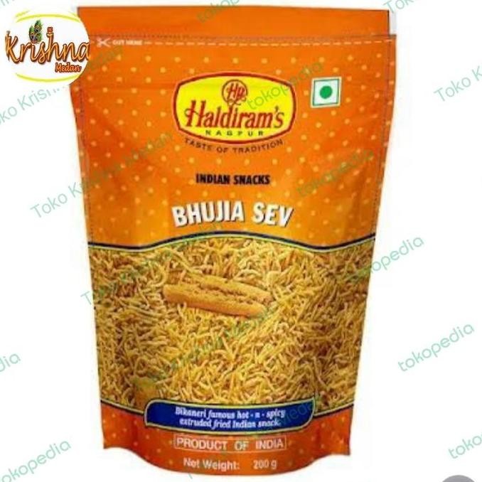 favorit] Haldiram's Bhujia sev 200gr | Namkeen Bhujia Sev