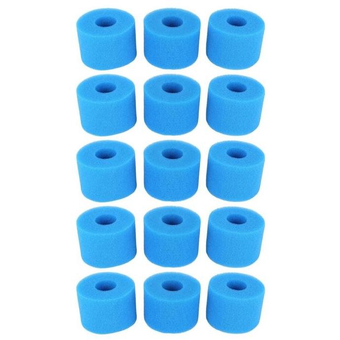 Terbaru New 15Pcs For Intex Pure Spa Reusab/Washab Foam Hot Tub