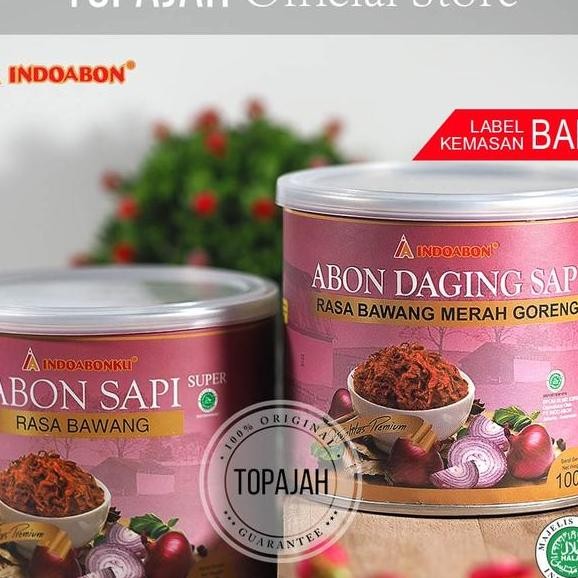 

Abon Sapi Bawang Merah Goreng Indoabonku 100Gr Halal