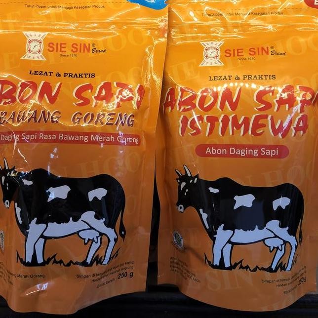 

Abon Sapi Sie Sin 250 Gram Halal Abon Sapi Bawang Goreng