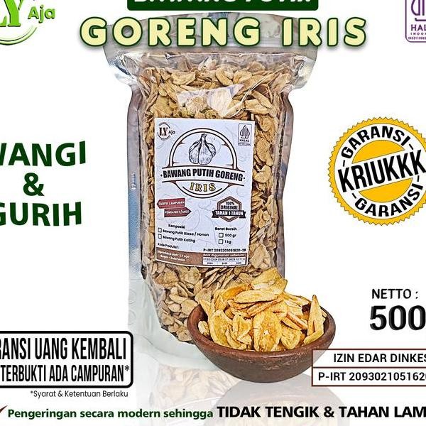 

Bawang Putih Goreng Iris Ly Aja Gram Kating Honan Halal Tanpa Msg Pengawet Wangi Gurih Kriuk Bergaransi