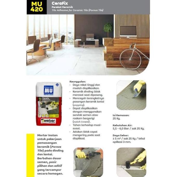 Semen Mu-420 Cerafix 25Kg Kualitas Premium
