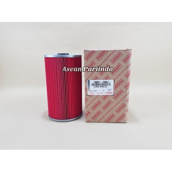 Ready Filter Oli Kecil 15607-1560 Hop - Truk Hino EK100 - Lohan FM320TI
