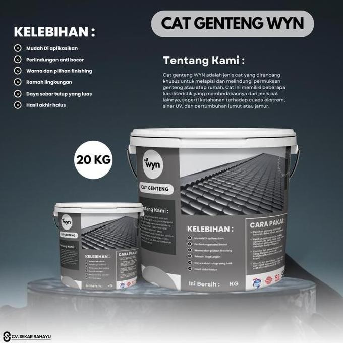 Cat Genteng 20KG Wyn Paint Kualitas Super