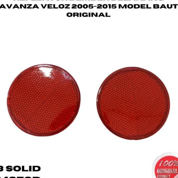 REFLEKTOR BEMPER BELAKANG AVANZA VELOZ 2005-2015 MODEL BAUT ORIGINAL