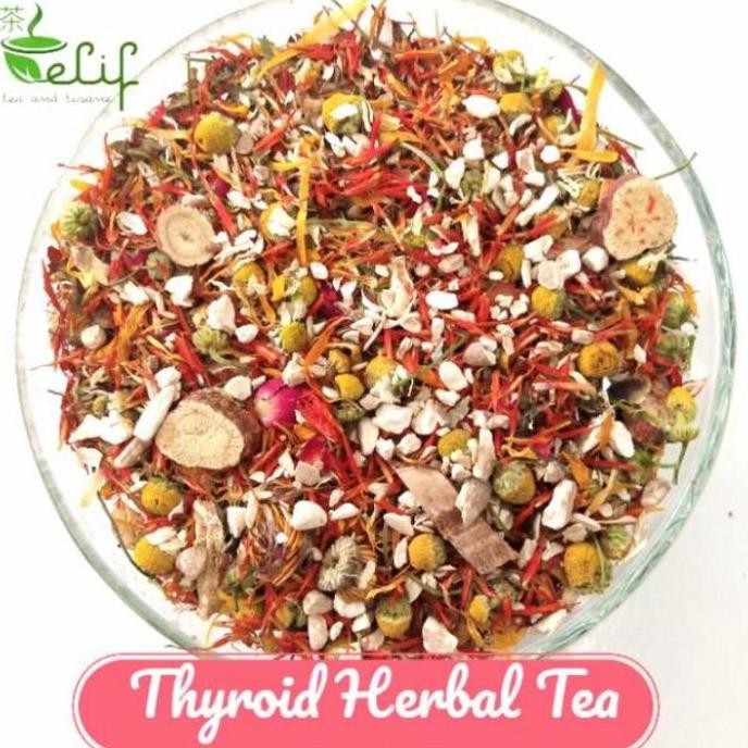 

welcome to tahuan jaya Thyroid Herbal Tea : Ashwagandha, Tulsi, Lemon Balm, Marigold, Reishi