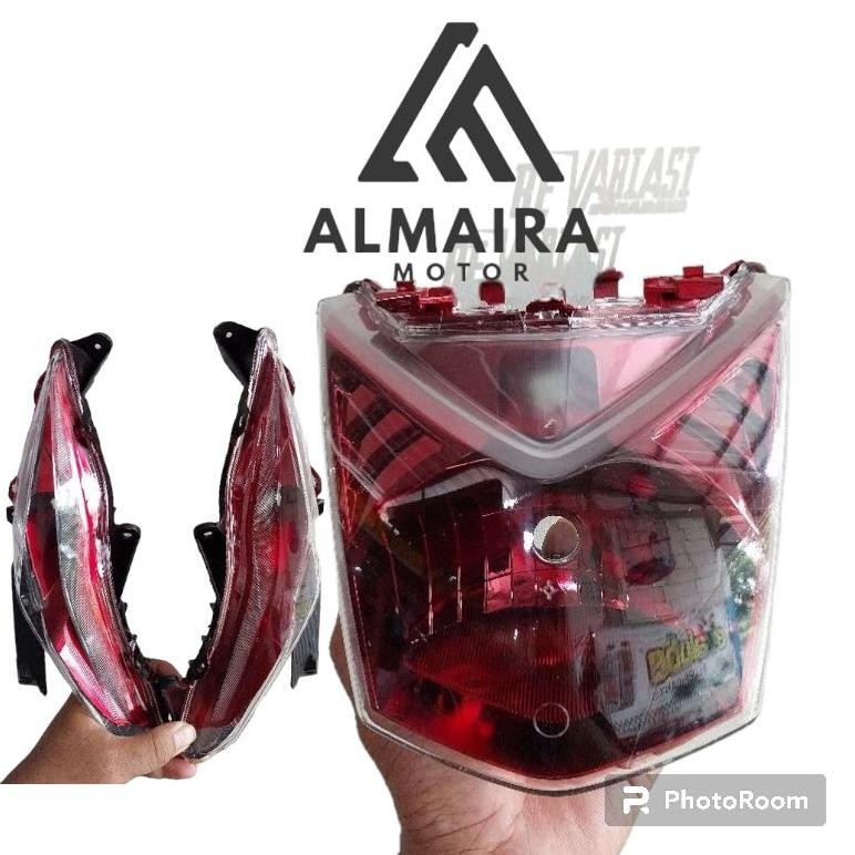 Promo Reflektor Lampu Depan Merah Beat Fi K25 Beat 2014-2015 Original