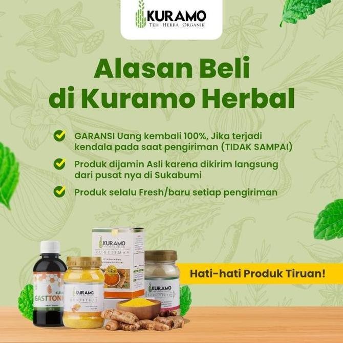 

welcome to tahuan jaya Jamu Teh Bubuk Herbal Kuramo Kunyit Mas 200gr Mengatasi Gerd Asam Lambung Memperlancar Haid Kemasan Botol