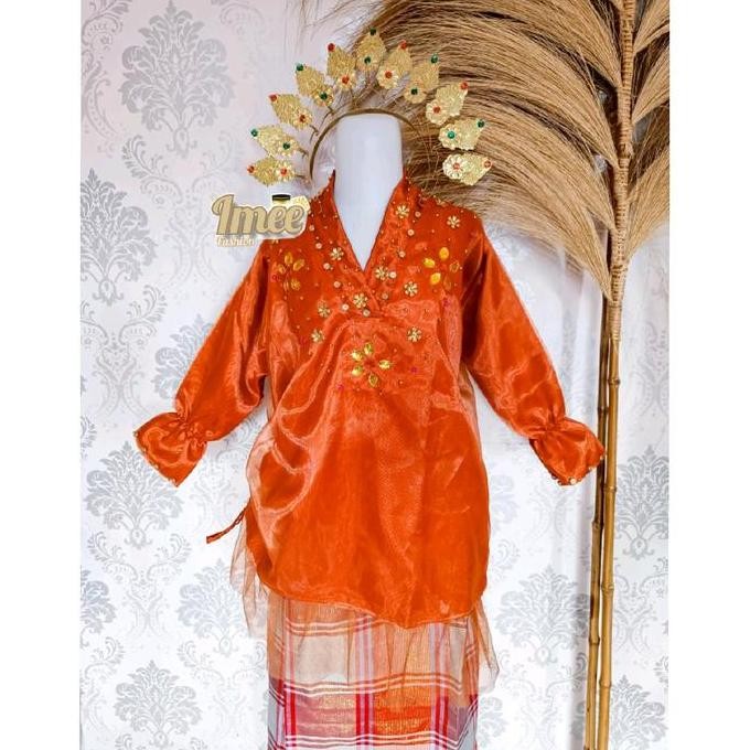 Set Baju bodo anak anak / adat bugis makassar