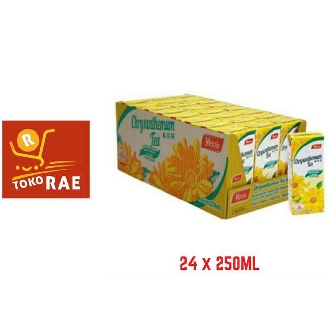 

welcome to tahuan jaya Yeos Teh Kembang Chrysanthemum Kotak 250ML1 dus isi 24