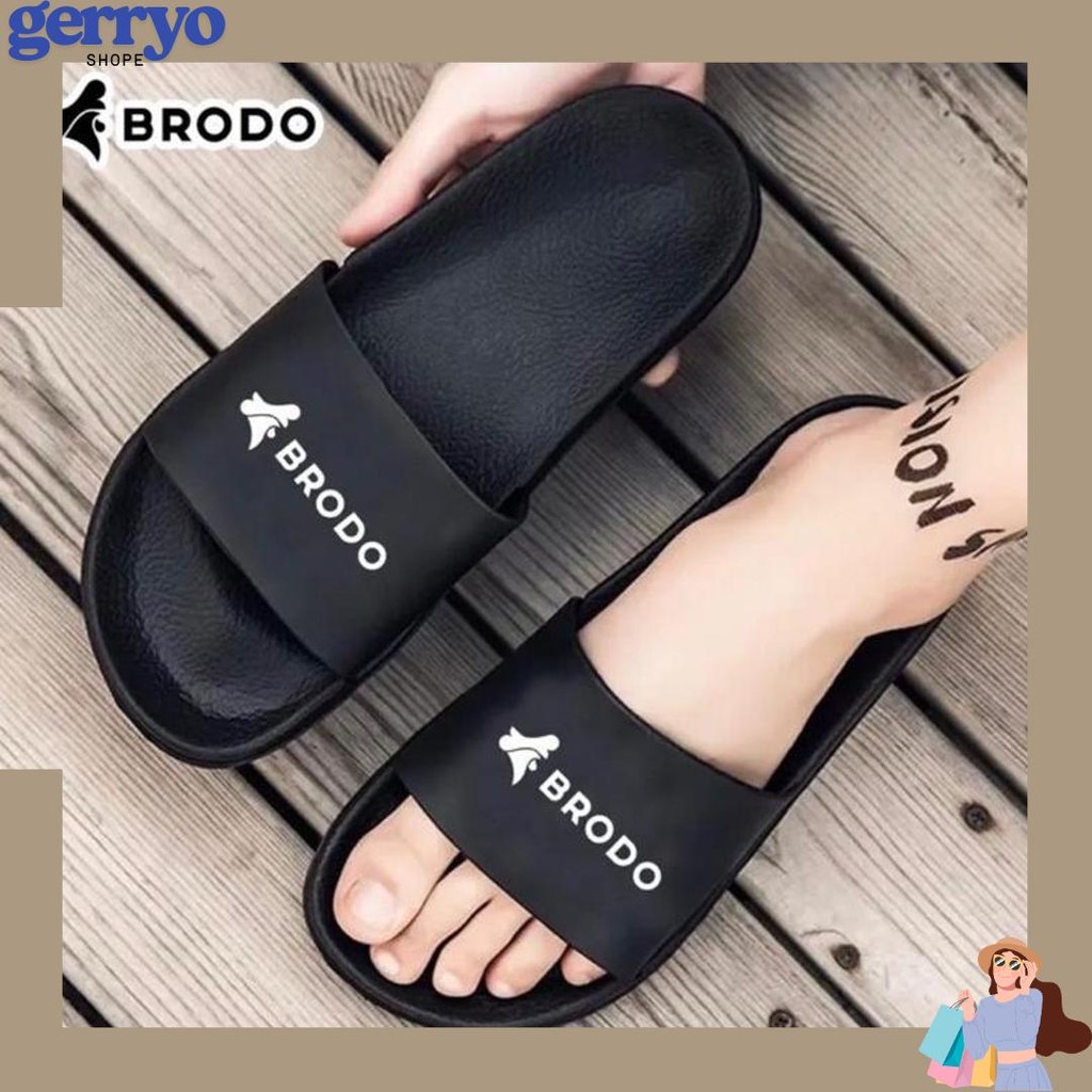 Sandal Slop Pria Sandal Brodo Unisex Original Cod