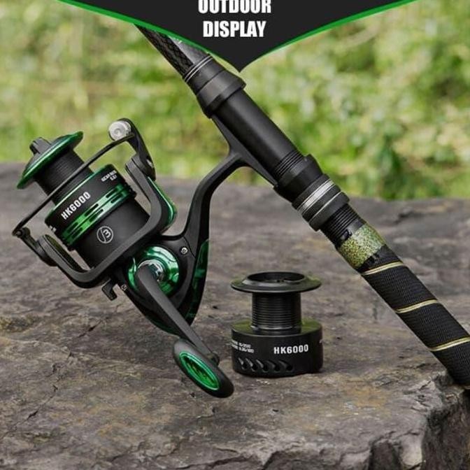 Reel Double Spool Metal Kagawa AOjiang Shark HK Series 1000 - 7000