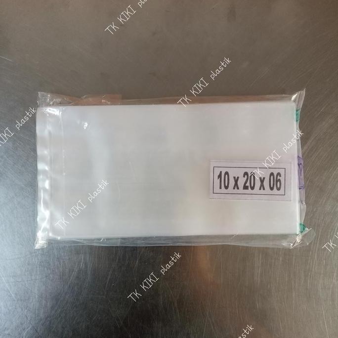 

Ready oke] Plastik PP bening tebal 06 10x20 | 12x25 | 15x25 | 15x30 | 18x30