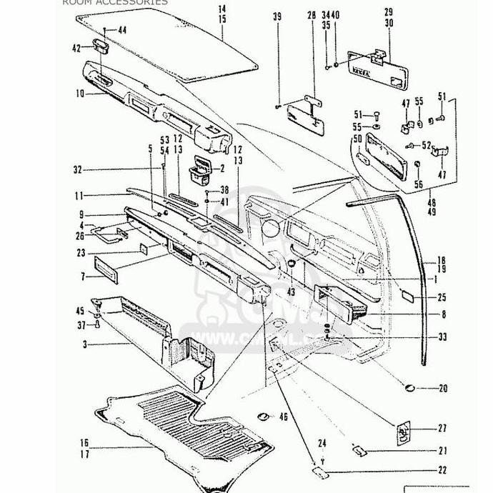 Kain Plafon Honda TN-360 TN360
