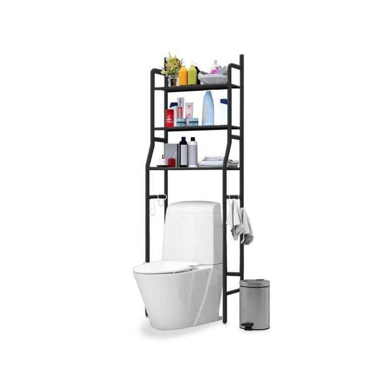GOTO HARDWARE Tora Rak Organizer Toilet Tissue Sabun Kamar Mandi WC Putih