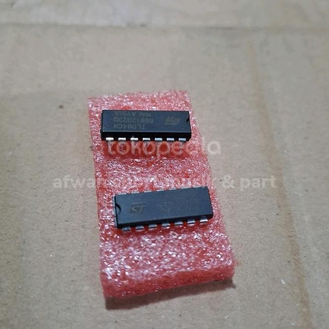 IC TL 084 CN Quad OP - Amp Original ST Product Malaysia .