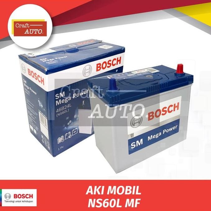 TERLARIS - Aki Mobil Nissan March NS60L MF Bosch