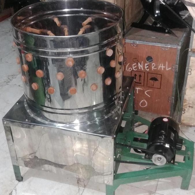 siap kirim] mesin cabut bulu ayam penggerak dinamo