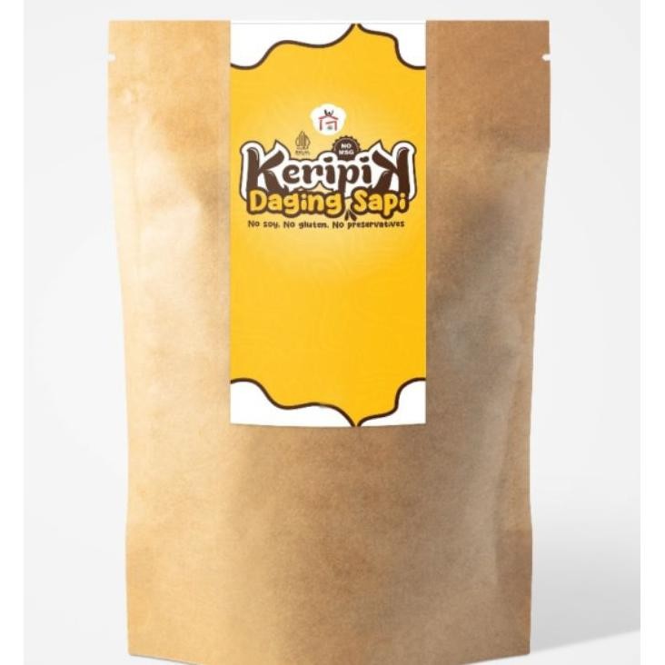 

80Gram Keripik Daging Sapi Homemade No Msg Beef Chips 80Gram Tanpa Gula