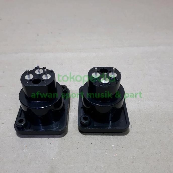 Socket Canon female XLR 3 pin Chasis pcb .