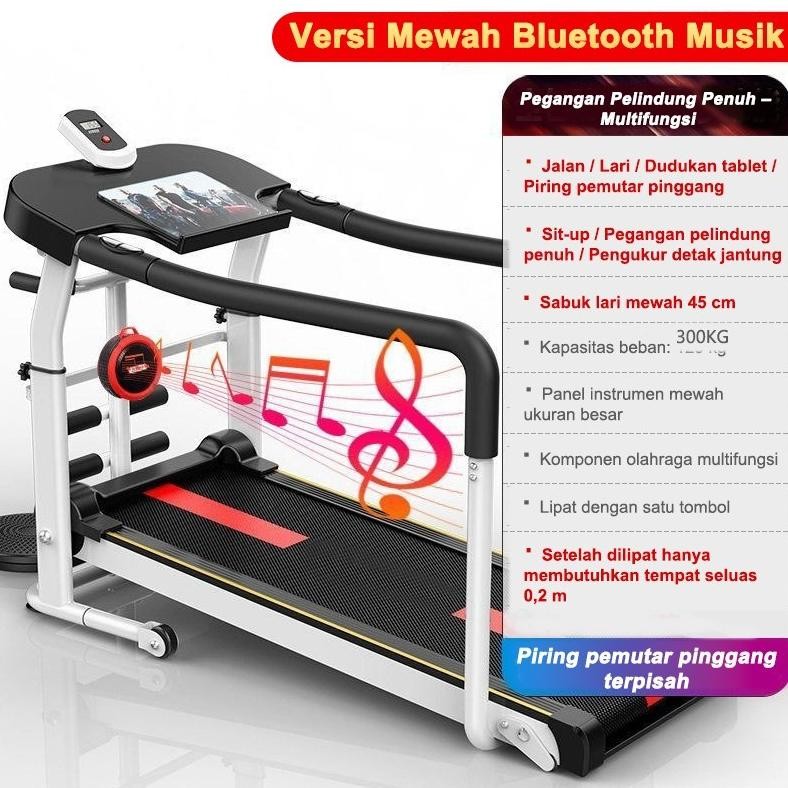 Treadmill Manual / Treadmill incline / Treadmill Lipat / treatmill alat olahraga / alat olahraga Rea